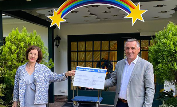 Zweite Spendenübergabe, 1.000 €