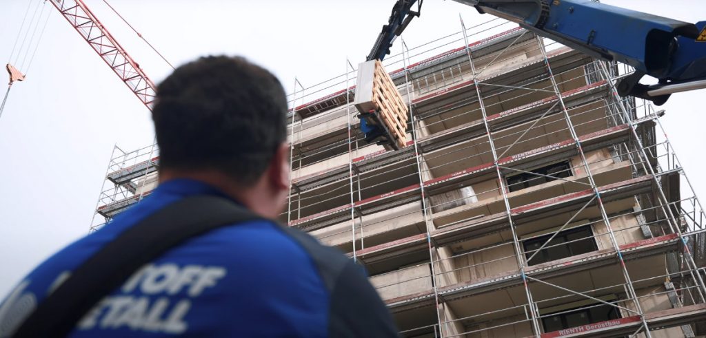 Lieferung direkt auf die Baustelle